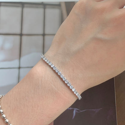 [Echo Fine ]Sparkling Round Cut Daily Bracelet