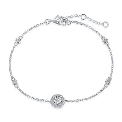 [Echo Fine ]Dazzling Round Cut Shape Bracelet