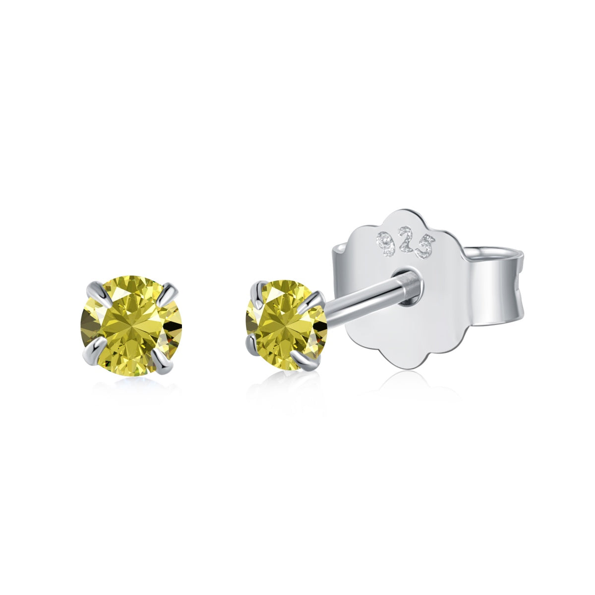 [Echo Fine ]Delicate Solitaire Earrings