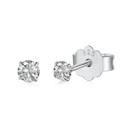[Echo Fine ]Delicate Solitaire Earrings