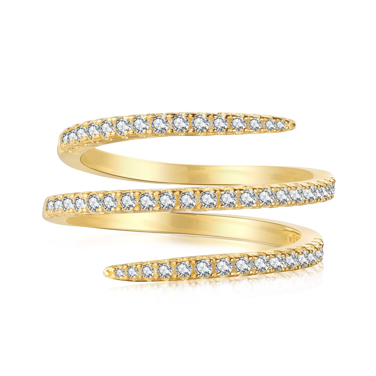 [Echo Fine ]Unique Vibrant Entangle Daily Ring