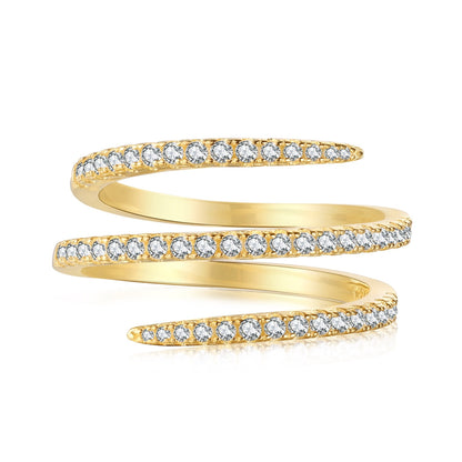 [Echo Fine ]Unique Vibrant Entangle Daily Ring