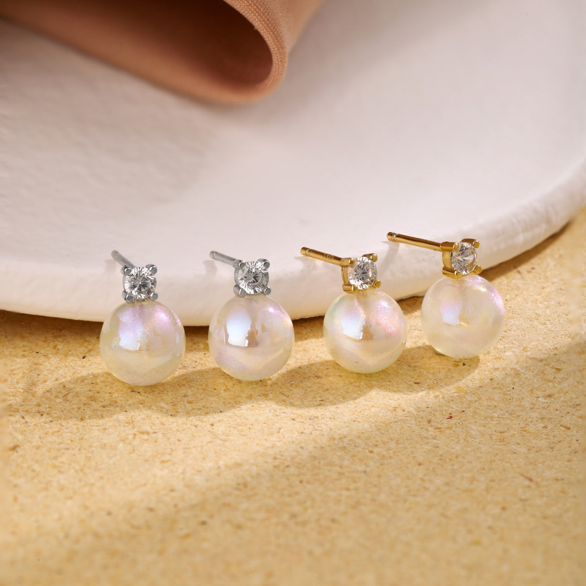 [Echo Fine ]Symphony Mermaid Pearl Earrings