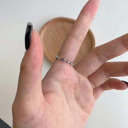 [Echo Fine ]Unique Trapezoid Cut Daily Ring