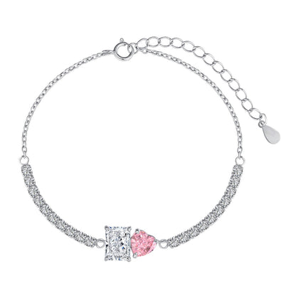 [Echo Fine ]Dazzling Unique Multi Shape Lover Bracelet