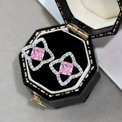 [Echo Fine ]Elegant Star Shape Princess Cut Daily Earrings