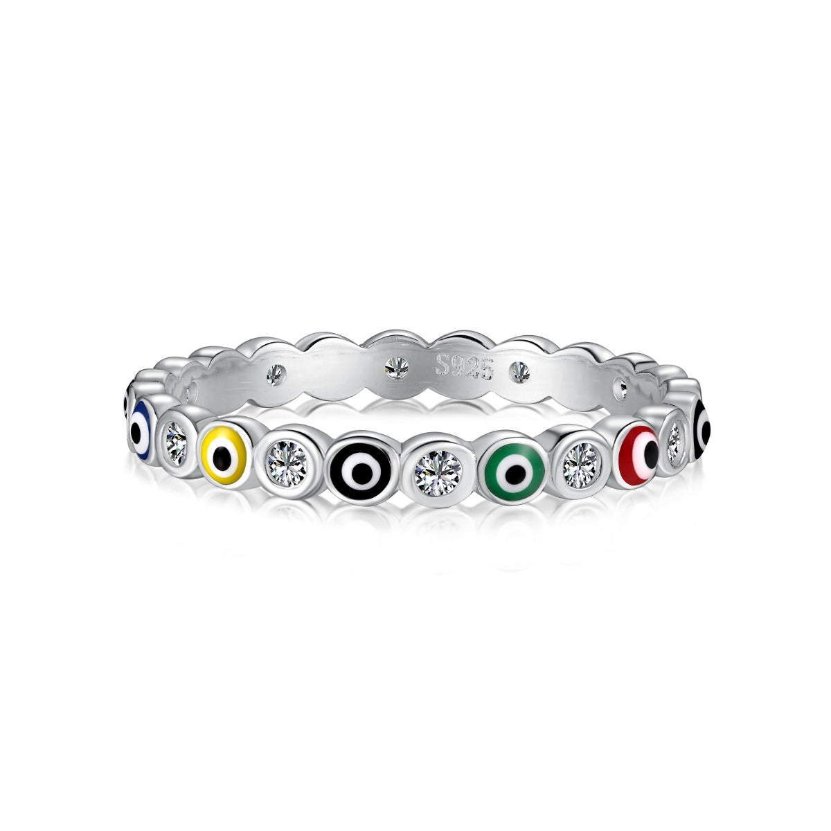 [Echo Fine ]Sparkling Vibrant Round Shape Daily Ring