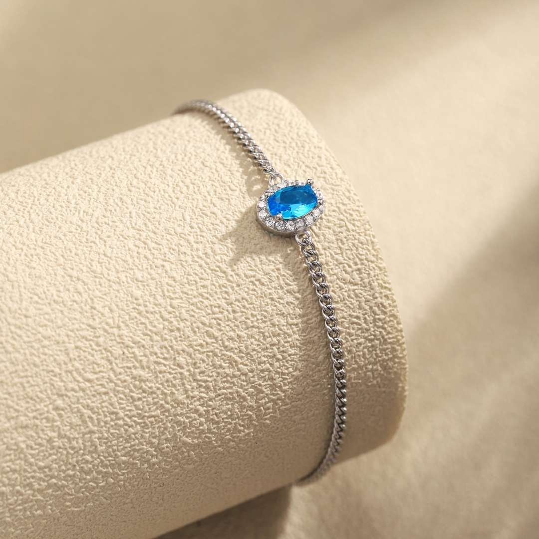 [Echo Fine ]Exquisite Oval Shape Bracelet