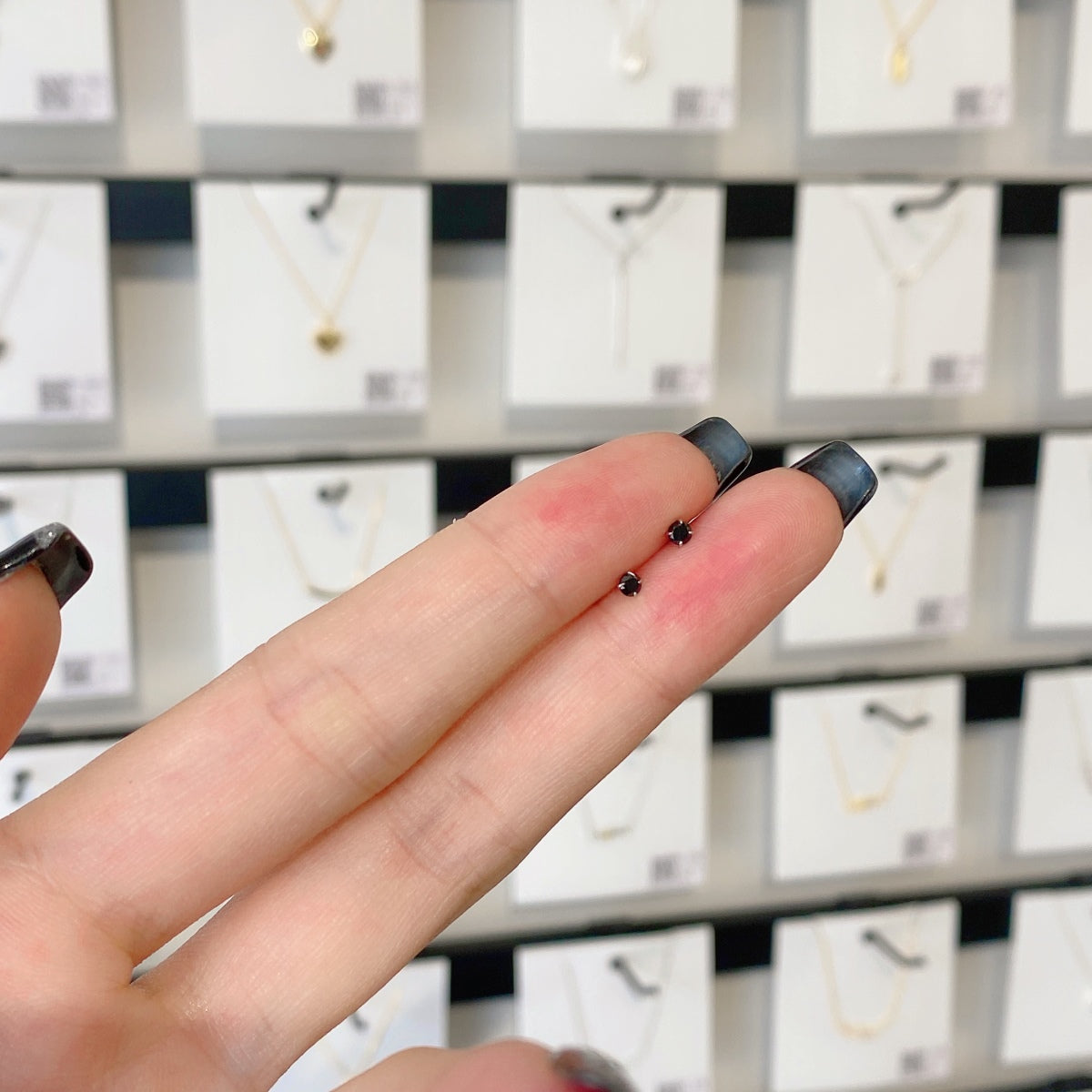 [Echo Fine ]Delicate Solitaire Earrings