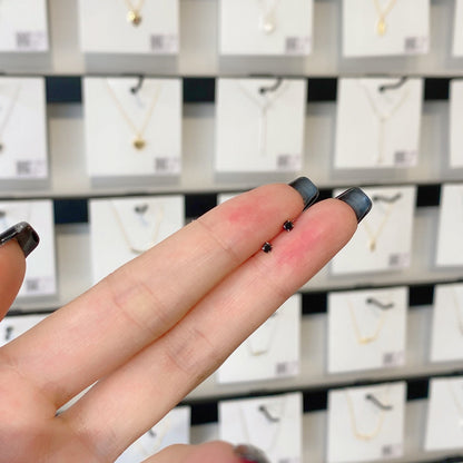 [Echo Fine ]Delicate Solitaire Earrings