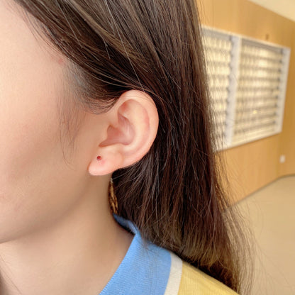 [Echo Fine ]Delicate Solitaire Earrings