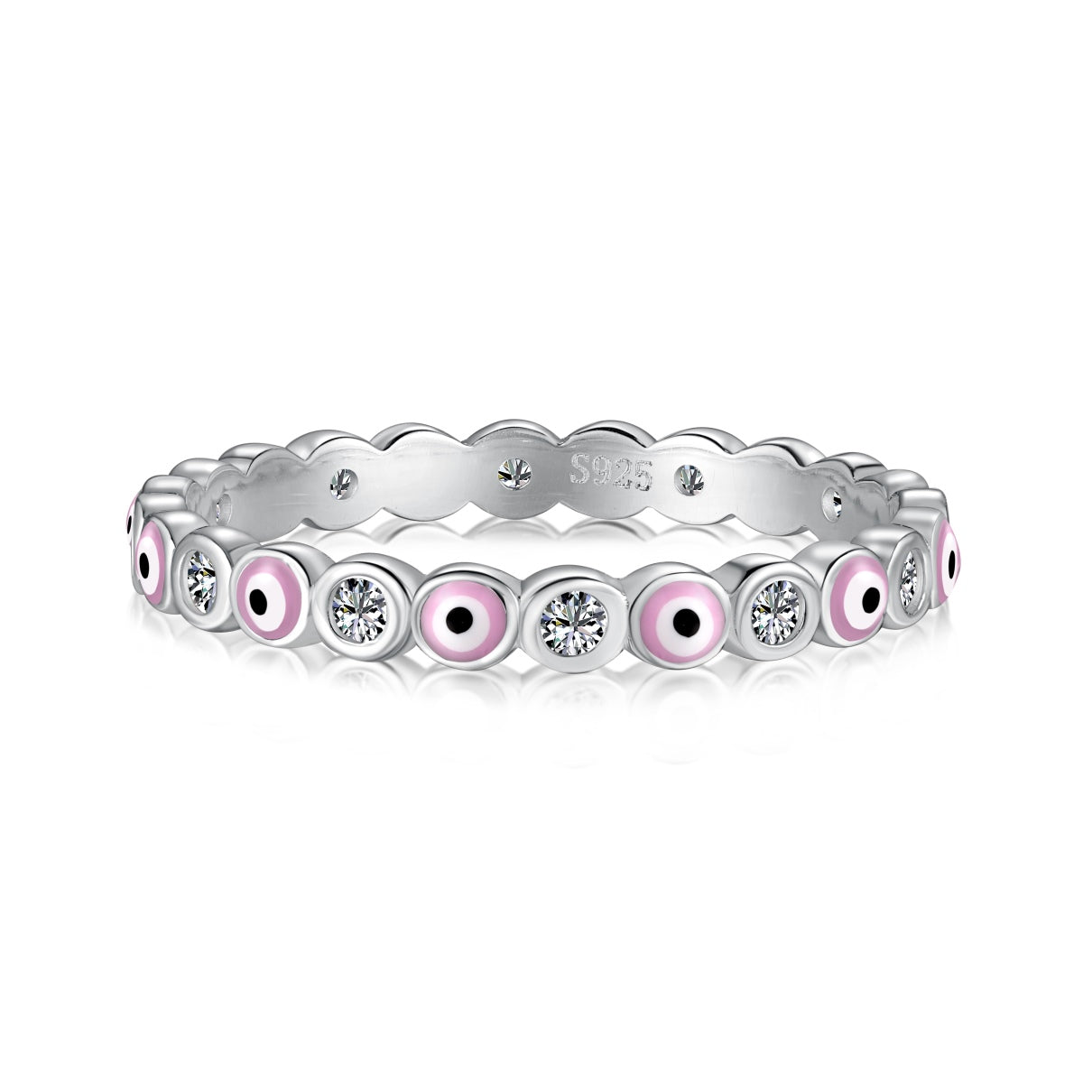 [Echo Fine ]Sparkling Vibrant Round Shape Daily Ring