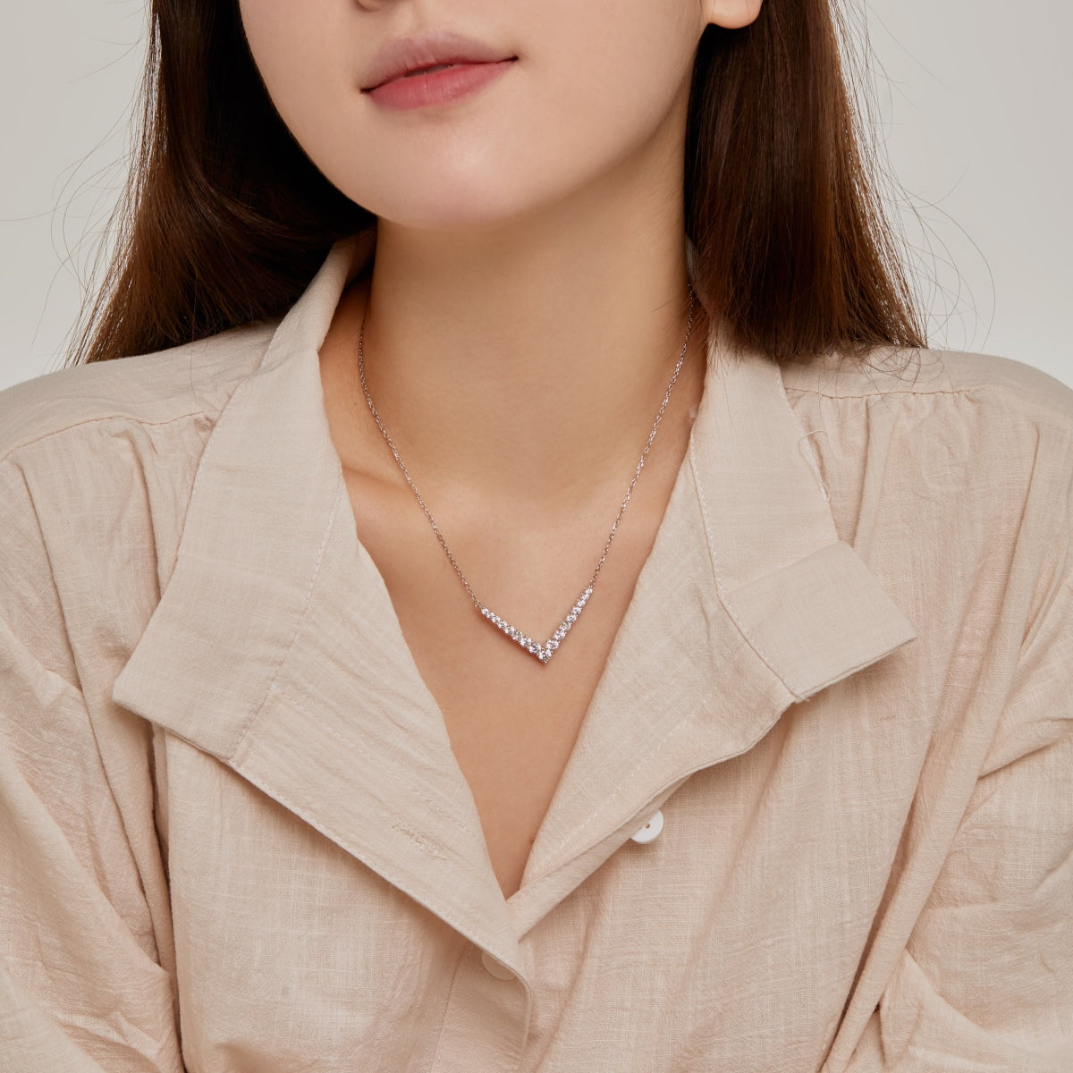 [Echo Fine ]Ornate Round Cut Necklace