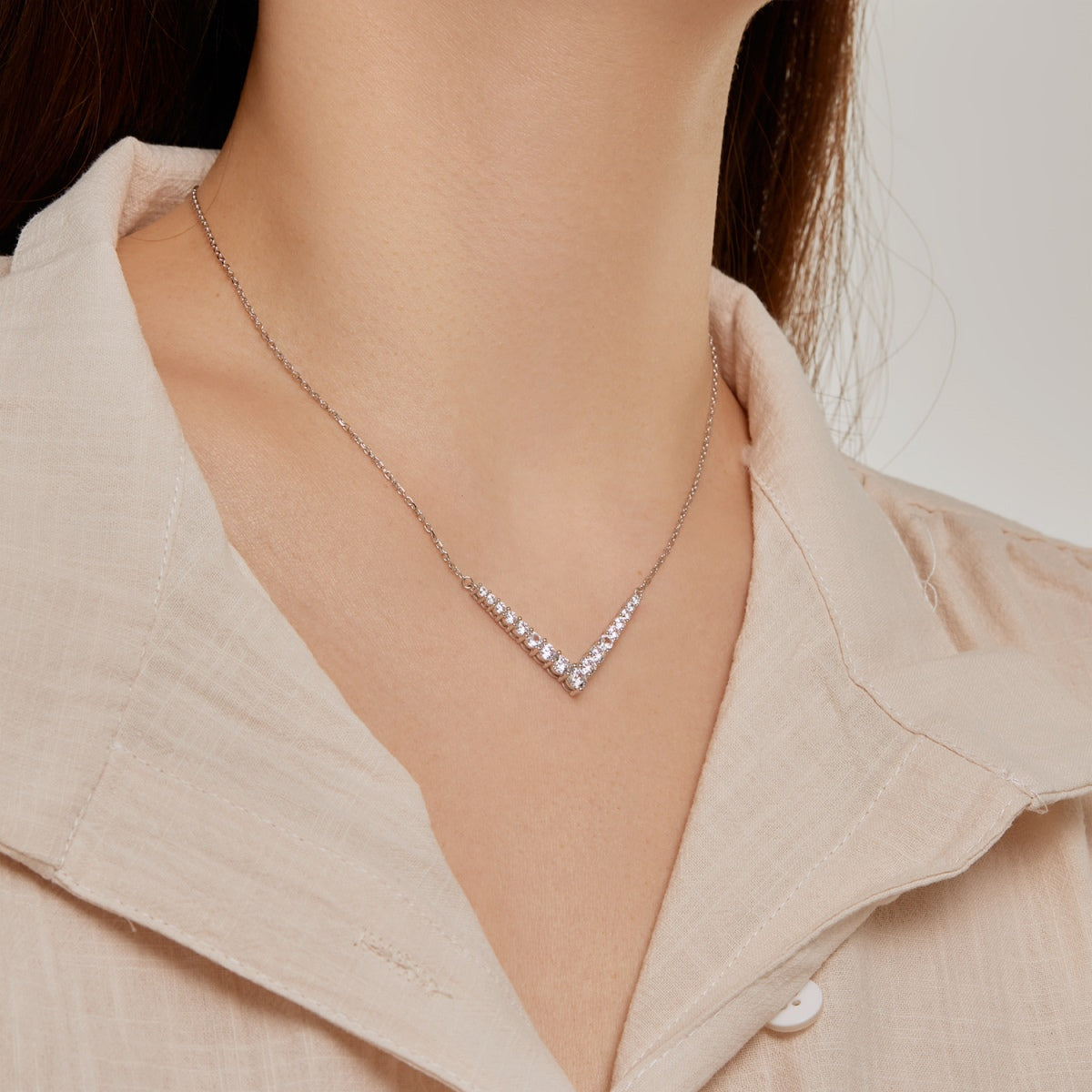 [Echo Fine ]Ornate Round Cut Necklace