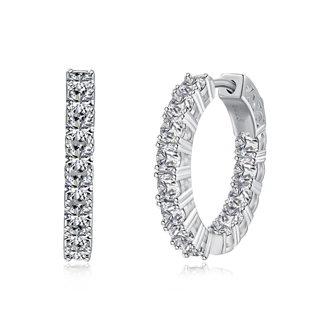 [Echo Fine ]Unique Round Cut Daily Earrings