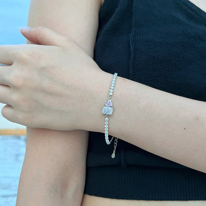[Echo Fine ]Dazzling Unique Multi Shape Lover Bracelet