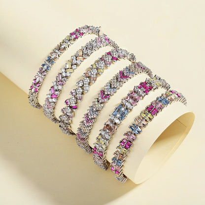 [Echo Fine ]Sparkling Exquisite Multi Cut Party Bracelet