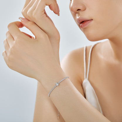 [Echo Fine ]0.75 Carat Exquisite Oval Cut Daily Bracelet
