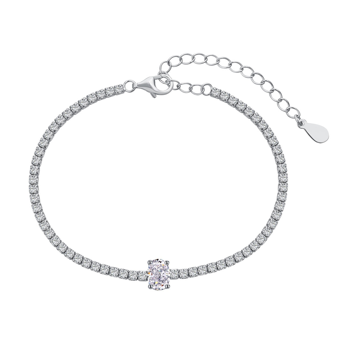 [Echo Fine ]0.75 Carat Exquisite Oval Cut Daily Bracelet