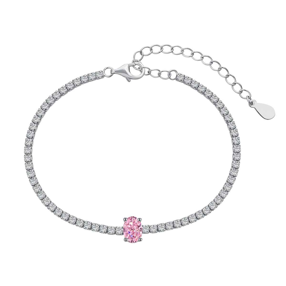 [Echo Fine ]0.75 Carat Exquisite Oval Cut Daily Bracelet