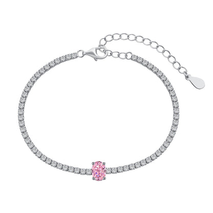 [Echo Fine ]0.75 Carat Exquisite Oval Cut Daily Bracelet