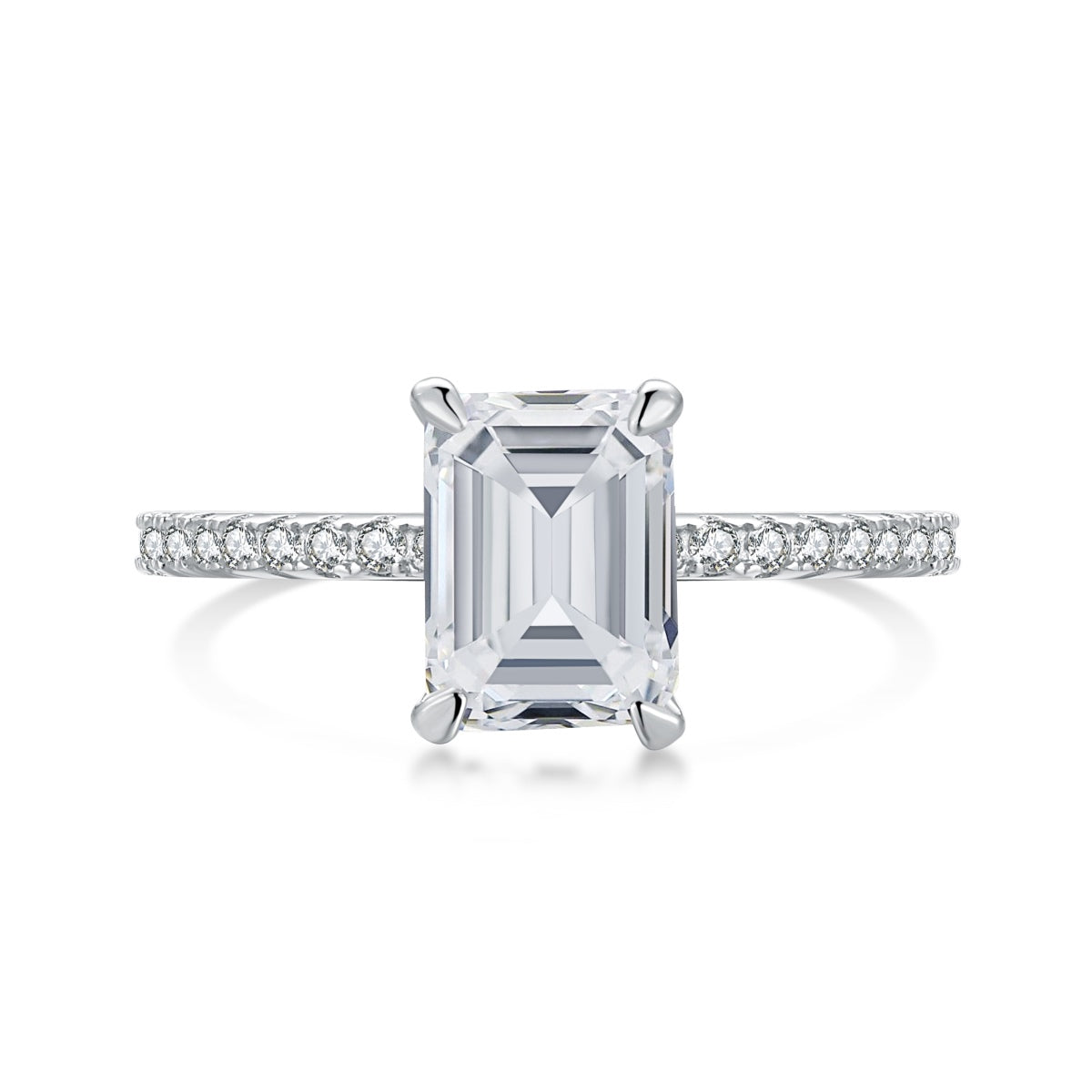 [Echo Fine ]2.0 Carat Scintillating Ornate Radiant Cut Party Ring