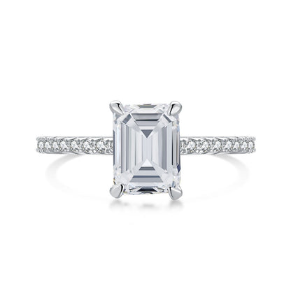 [Echo Fine ]2.0 Carat Scintillating Ornate Radiant Cut Party Ring