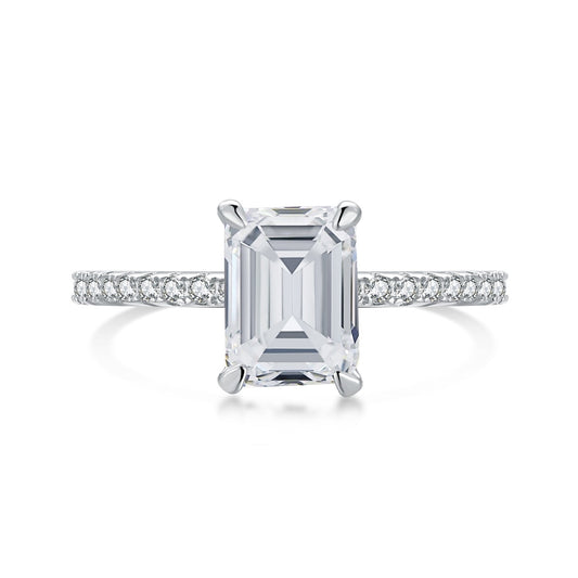[Echo Fine ]2.0 Carat Scintillating Ornate Radiant Cut Party Ring