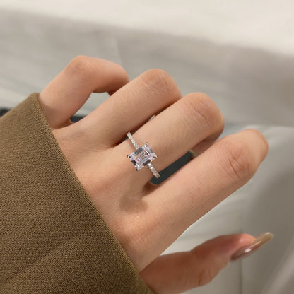 [Echo Fine ]2.0 Carat Scintillating Ornate Radiant Cut Party Ring