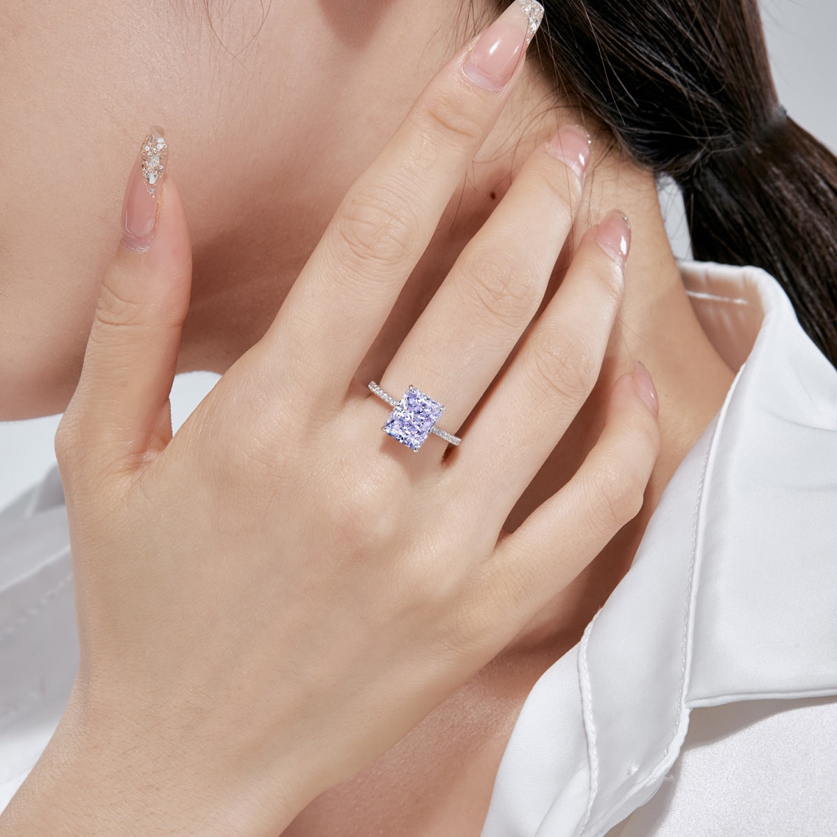 [Echo Fine ]4.0 Carat Luxurious Engagement Ring