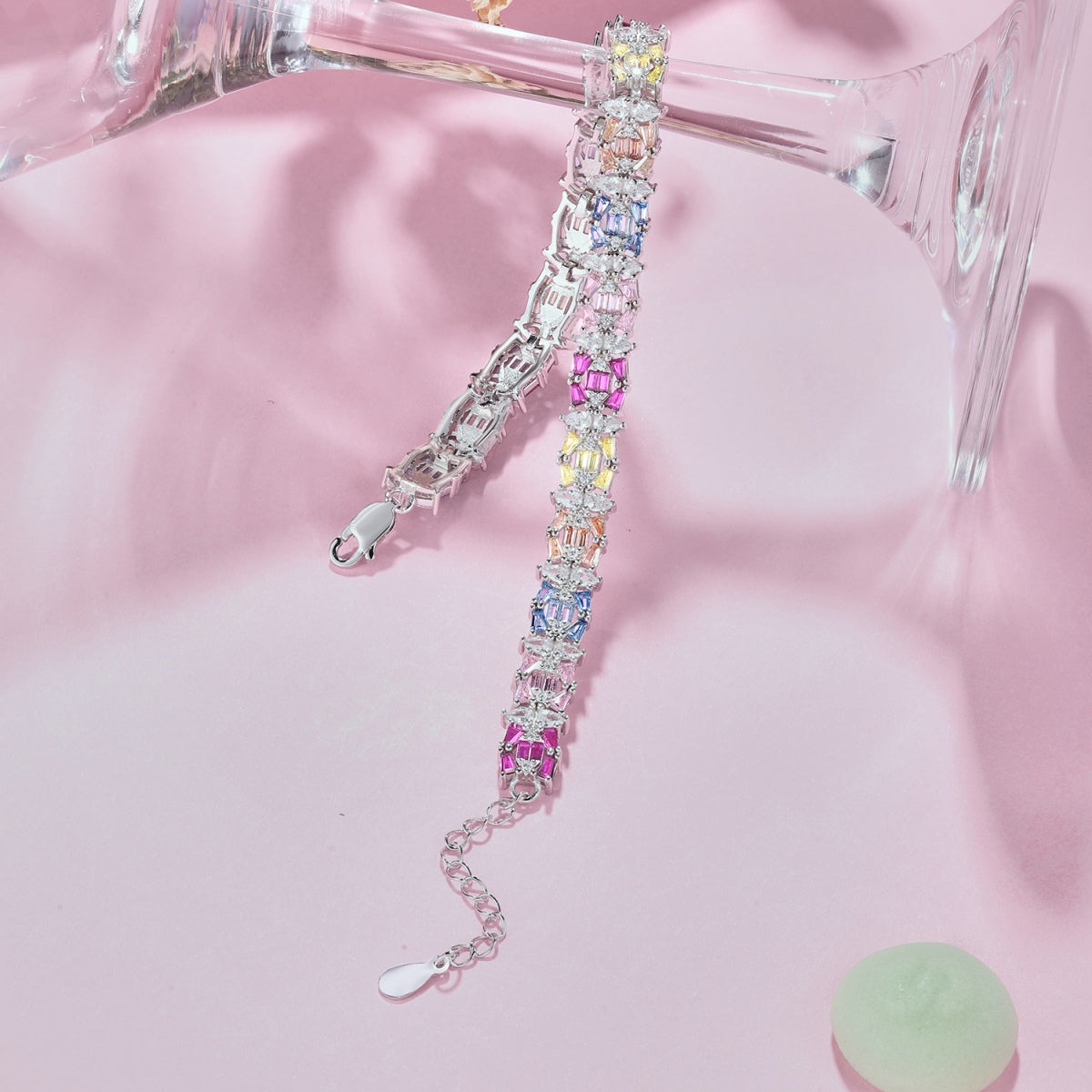 [Echo Fine ]Delicate Colorful Multi Cut Party Bracelet
