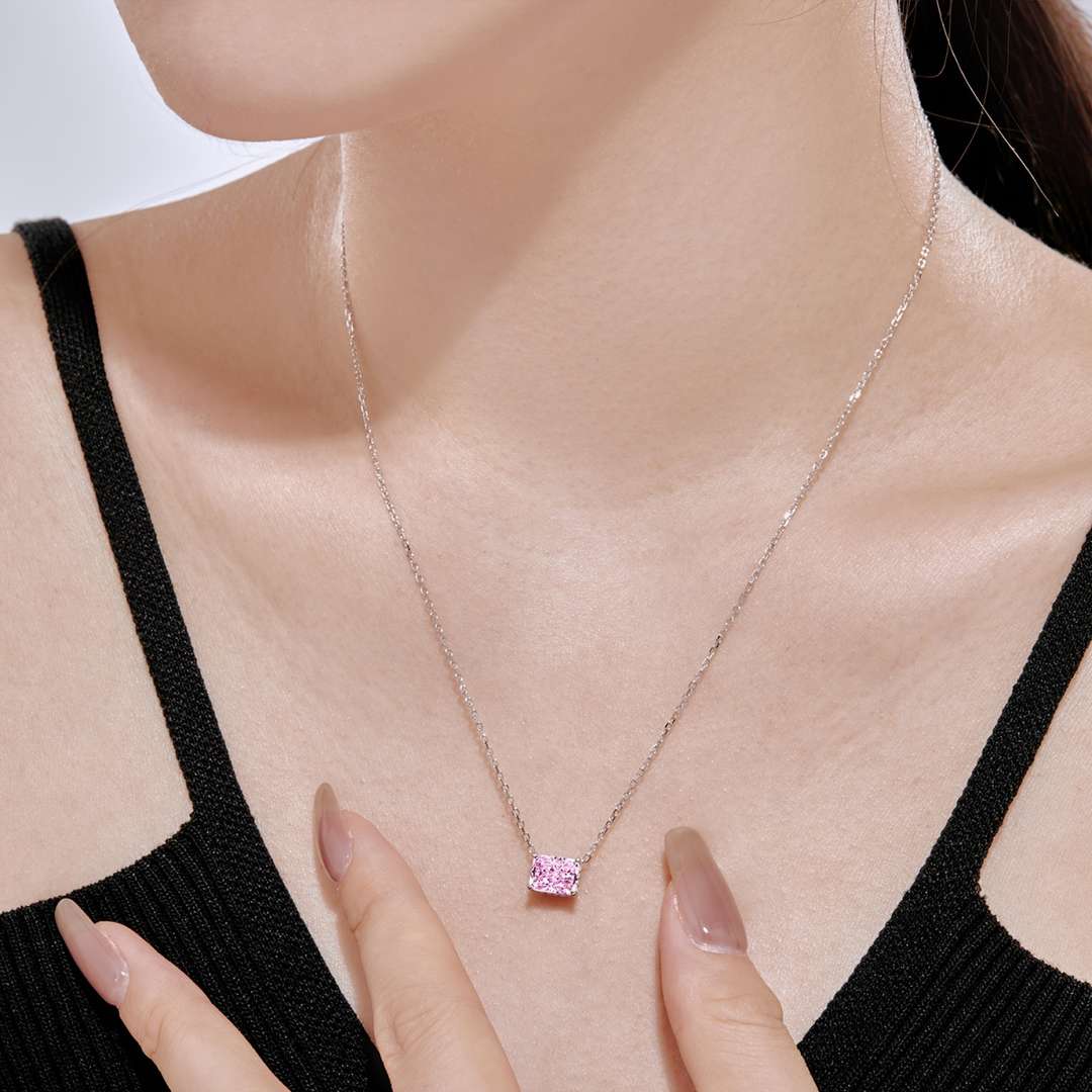 [Echo Fine ]Luxurious Square Shape Colorful Necalack