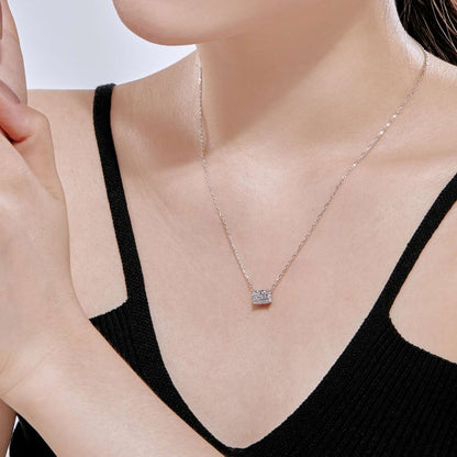 [Echo Fine ]Luxurious Square Shape Colorful Necalack