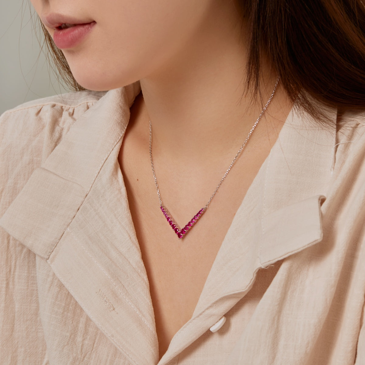 [Echo Fine ]Ornate Round Cut Necklace