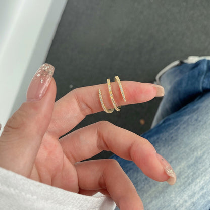 [Echo Fine ]Unique Vibrant Entangle Daily Ring