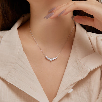 [Echo Fine ]Dainty Colorful Heart Necklace