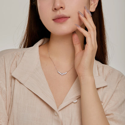[Echo Fine ]Dainty Colorful Heart Necklace
