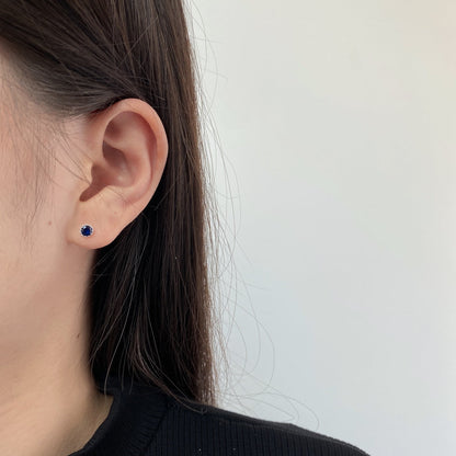 [Echo Fine ]Sparkling Colorful Round Shape Earrings