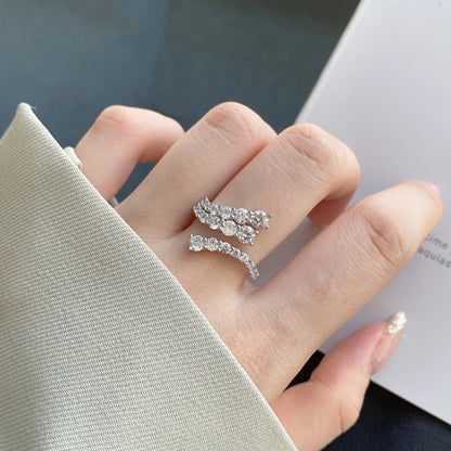 [Echo Fine ]Unique Vivid Snake Shape Daily Ring