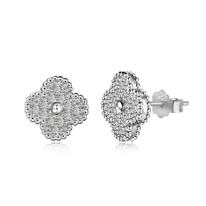 [Echo Fine ]Four Leaf Clover Fashion Earrings
