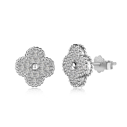 [Echo Fine ]Four Leaf Clover Fashion Earrings