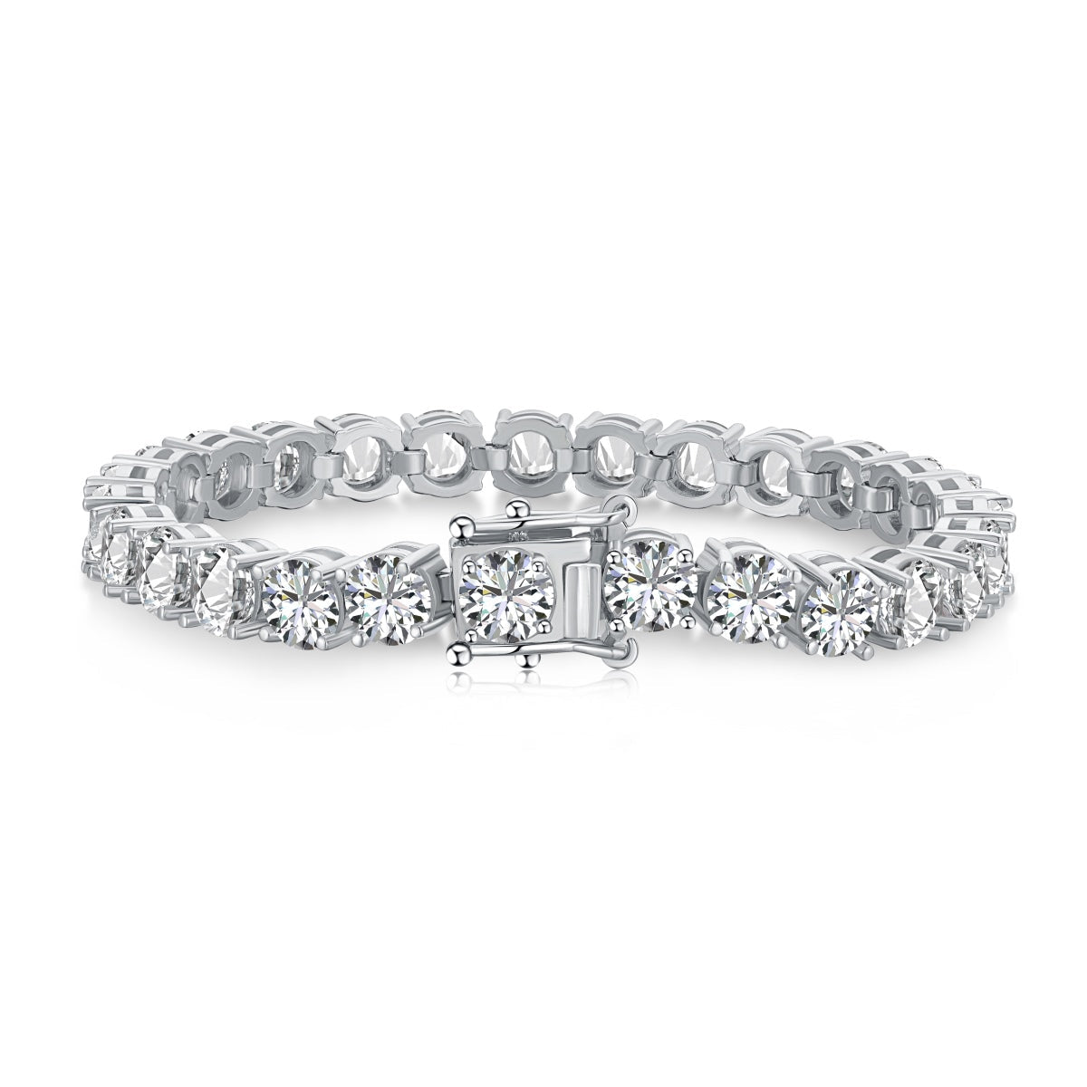 [Echo Fine ]0.75 Carat Dazzling Round Cut Wedding Bracelet