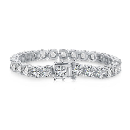 [Echo Fine ]0.75 Carat Dazzling Round Cut Wedding Bracelet