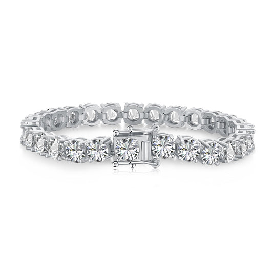 [Echo Fine ]0.75 Carat Dazzling Round Cut Wedding Bracelet