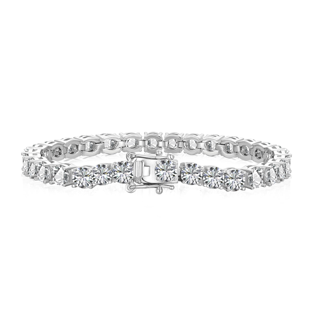 [Echo Fine ]Ornate Sparkling Round Cut Wedding Bracelet