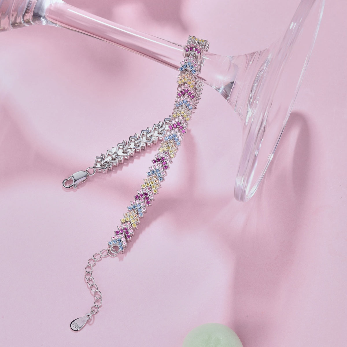 [Echo Fine ]Ornate Sparkling Round Cut Party Bracelet