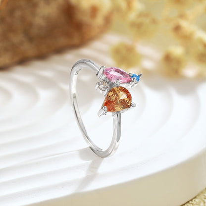 [Echo Fine ]Radiant Colorful Multi Cut Daily Ring