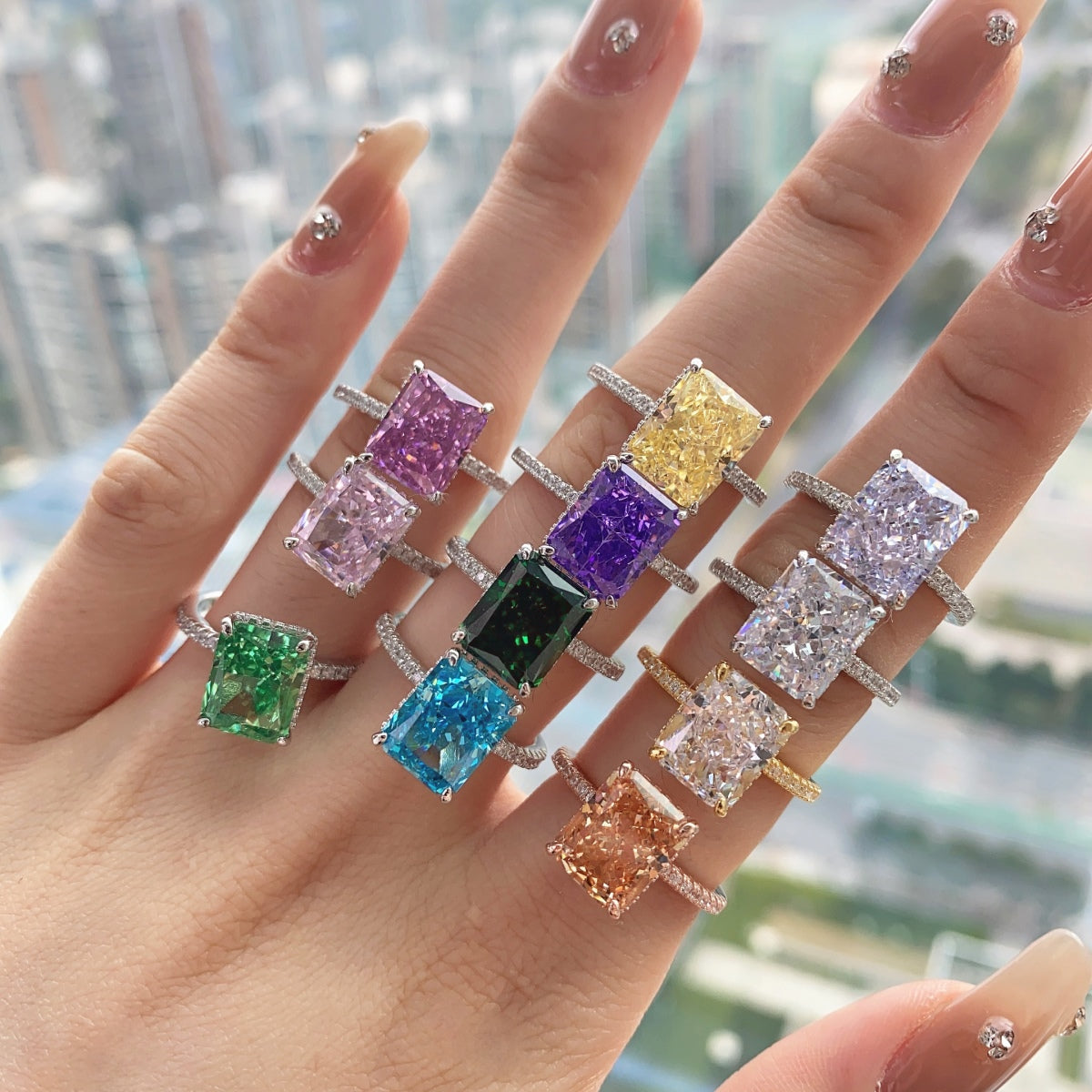 [Echo Fine ]4.0 Carat Luxurious Engagement Ring