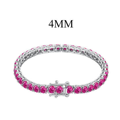 [Echo Fine ]Radiant Colorful Round Cut Party Bracelet