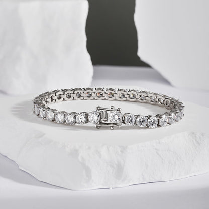 [Echo Fine ]Ornate Sparkling Round Cut Wedding Bracelet